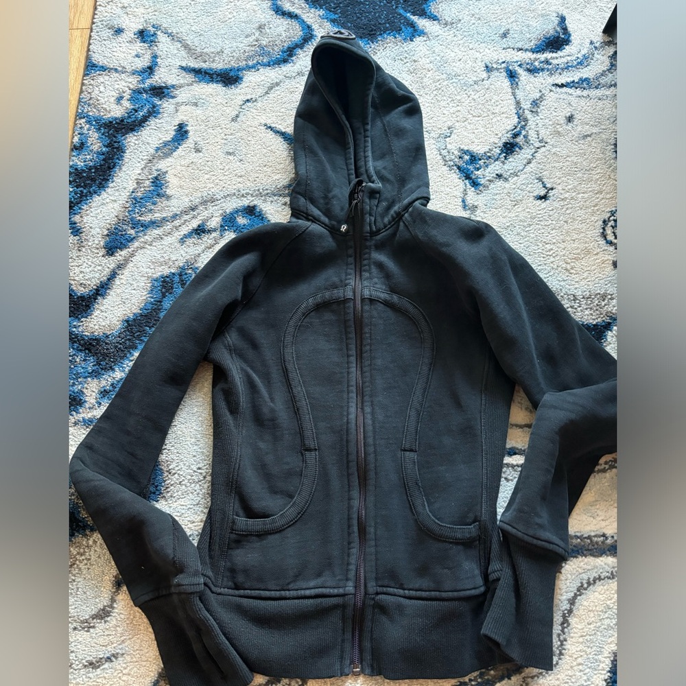 LULULEMON | Black Scuba Full-Zip Hoodie Sweatshirt Jacket